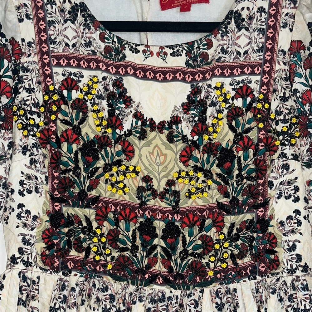 Anthropologie Bohemian Far Fields Midi Dress - Picture 5 of 5